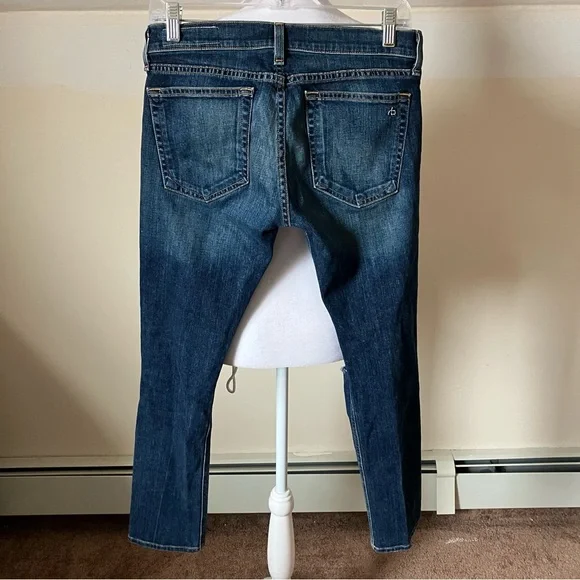 Rag & Bone Burnley Tomboy Distressed Denim Jeans size 26 - Picture 7 of 11